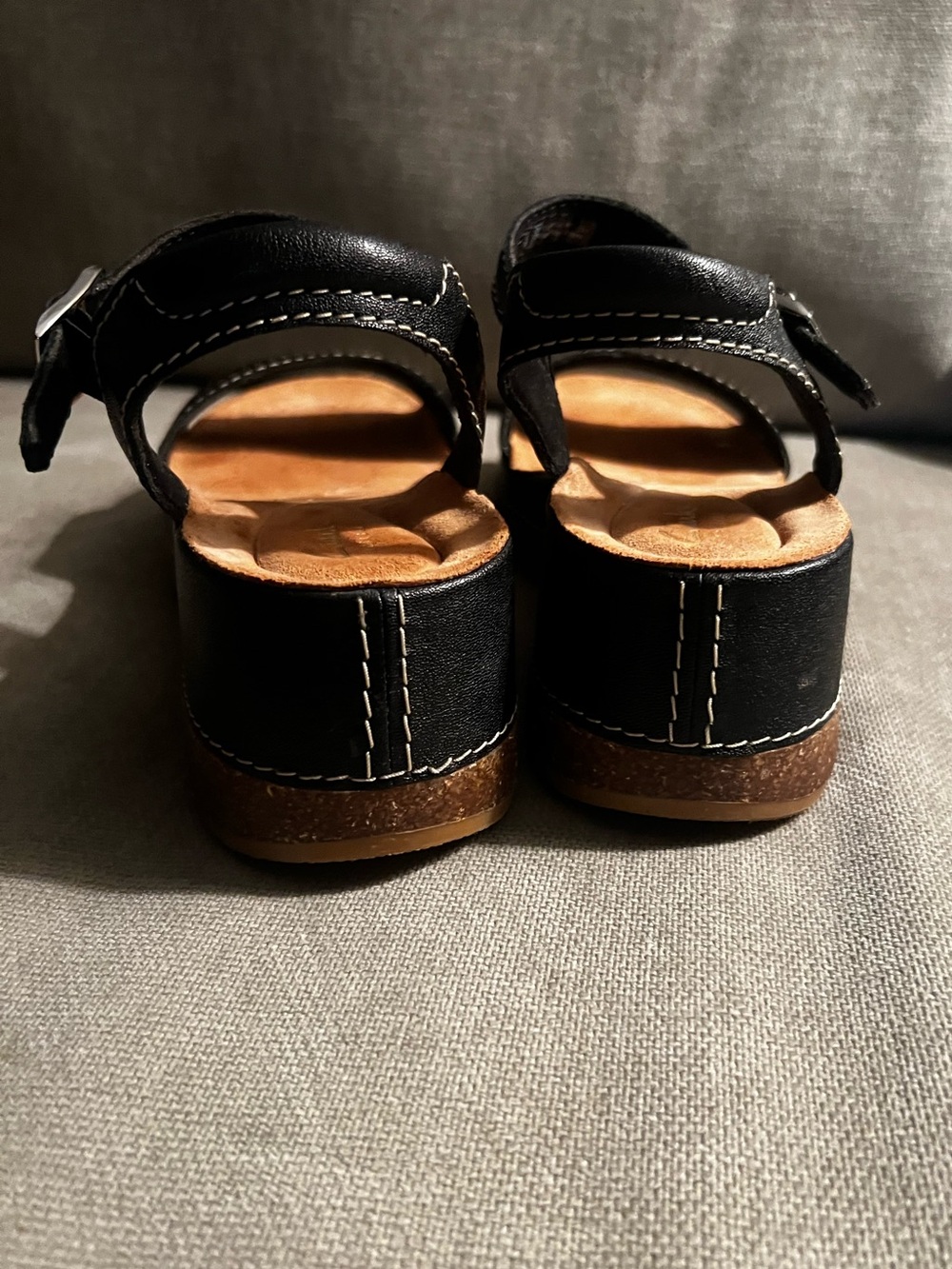 Clarks Kassanda Lily Wedge Sandal, 7 Wide - Picture 4 of 9